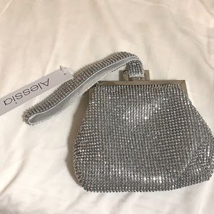 Rhinestone Small Wristlet Purse